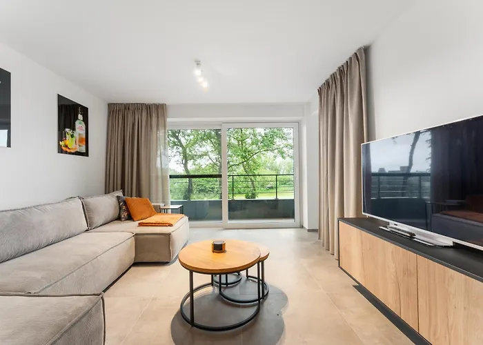 아파트 Luxe App Aan Zee Omringd Door Groene Oase - 6p 오스텐드